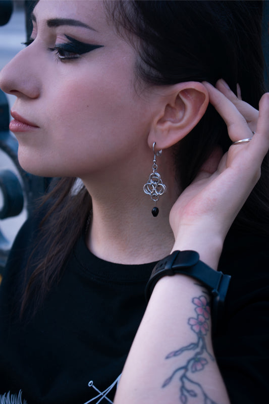 Pendiente ojo oculto