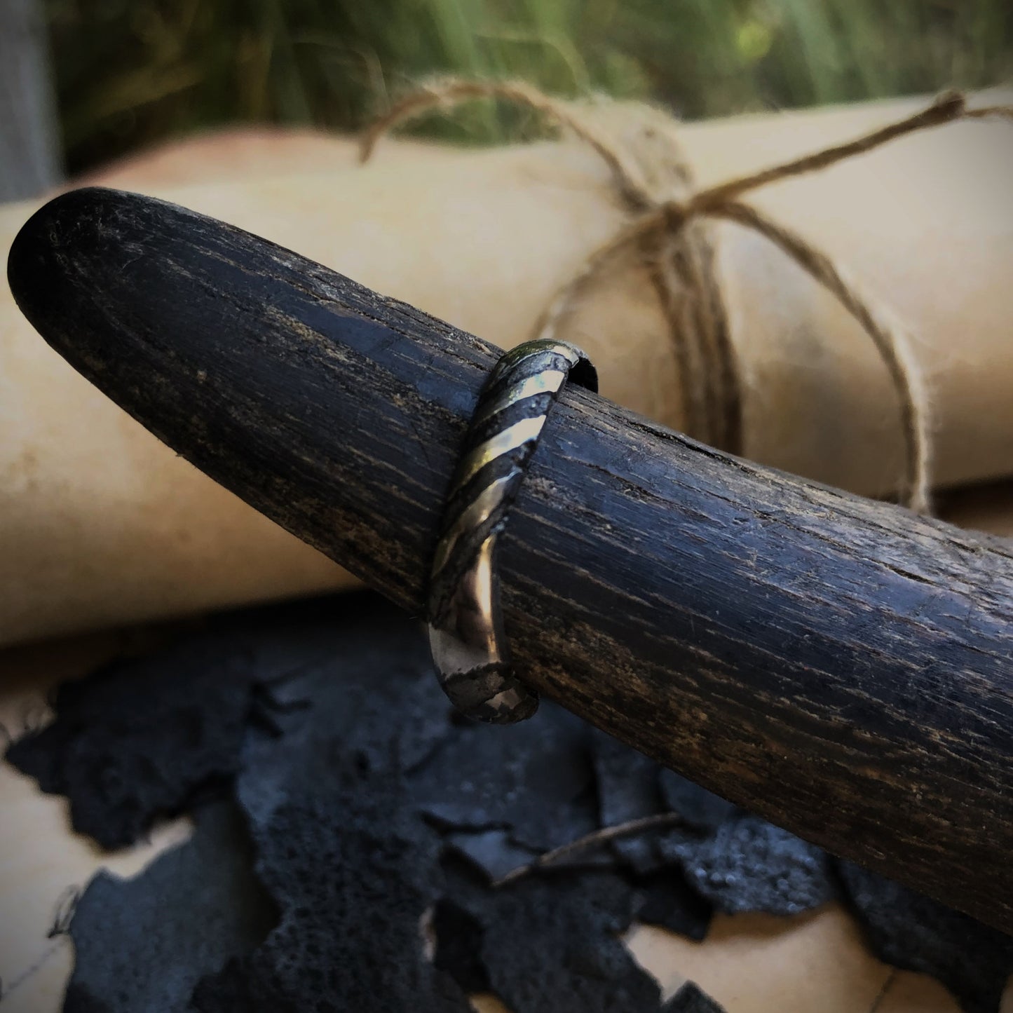 ANILLOS DE ACERO DE DAMASCO POR ENCARGO