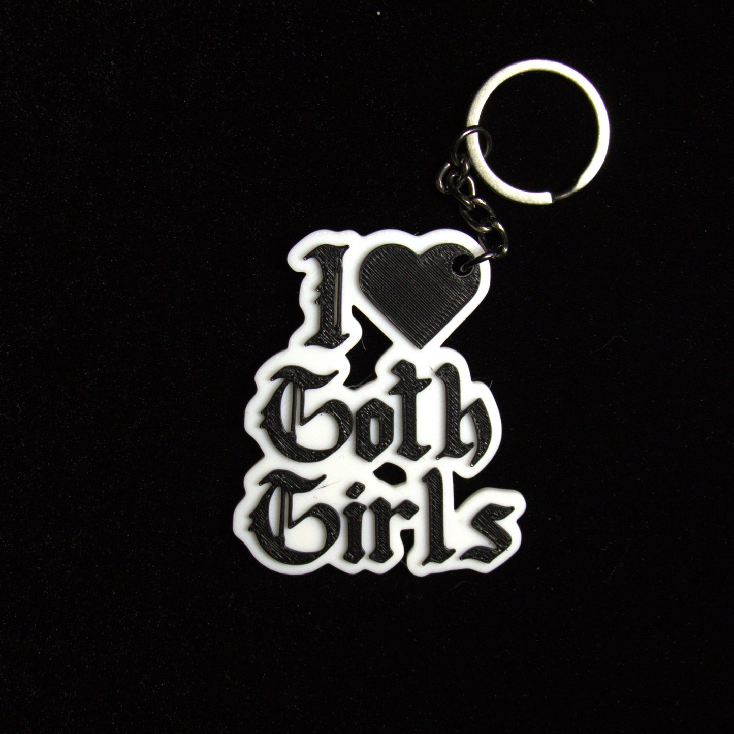 LLAVERO I LOVE GOTH GIRLS