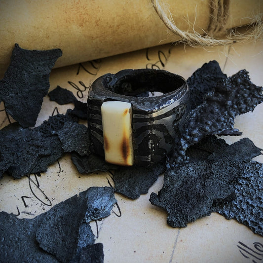 ANILLOS DE ACERO DE DAMASCO POR ENCARGO