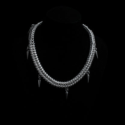 Midnight Fang - Collar Gotico con Pinchos