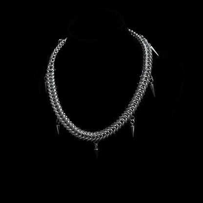 Midnight Fang - Collar Gotico con Pinchos