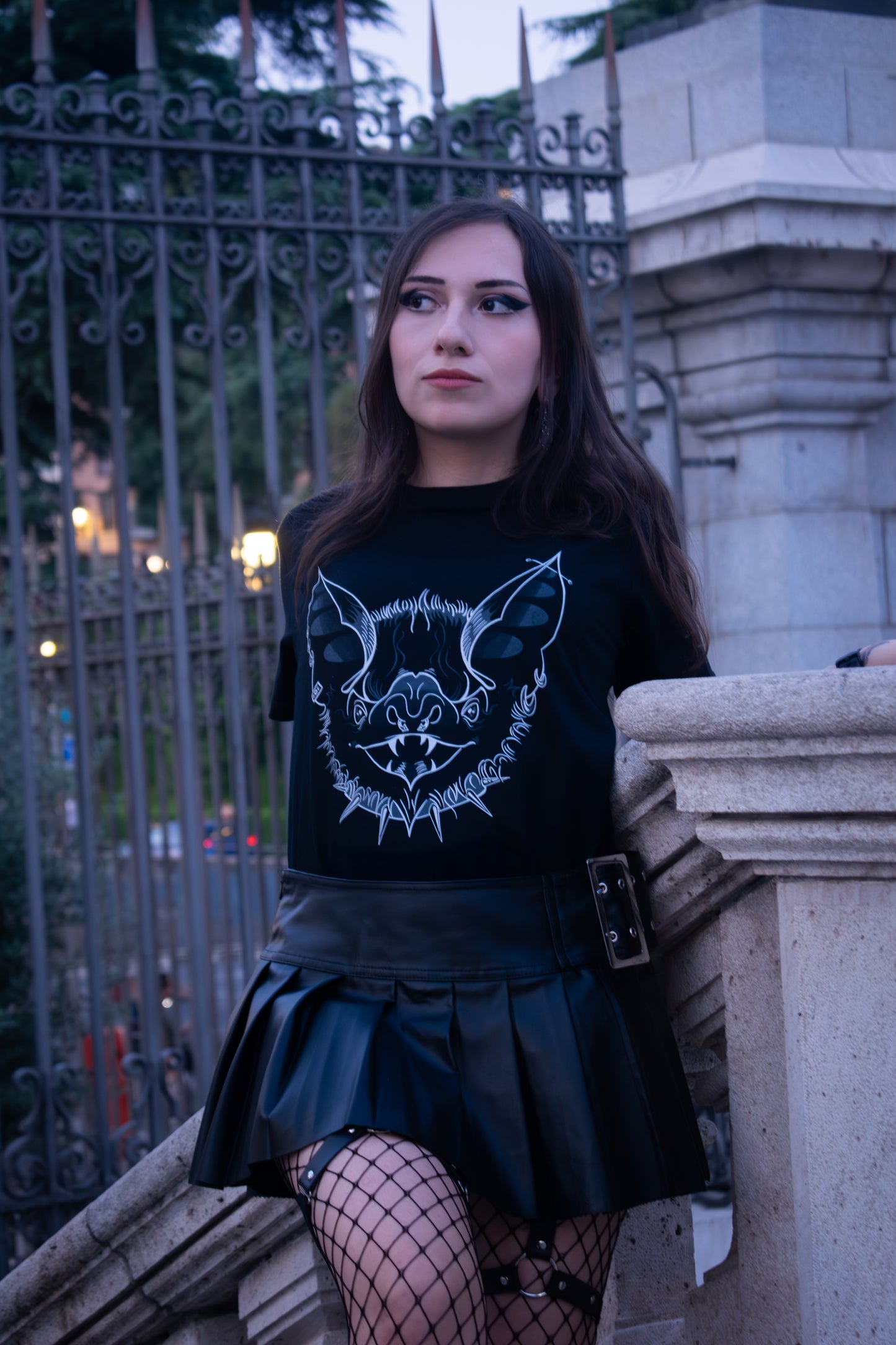 Camiseta gótica murciélago YMIR