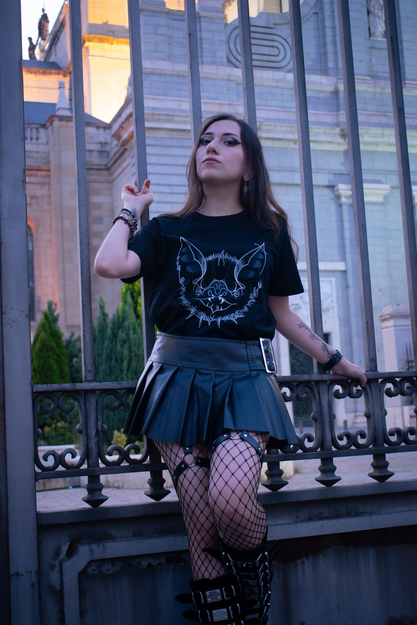Camiseta gótica murciélago YMIR