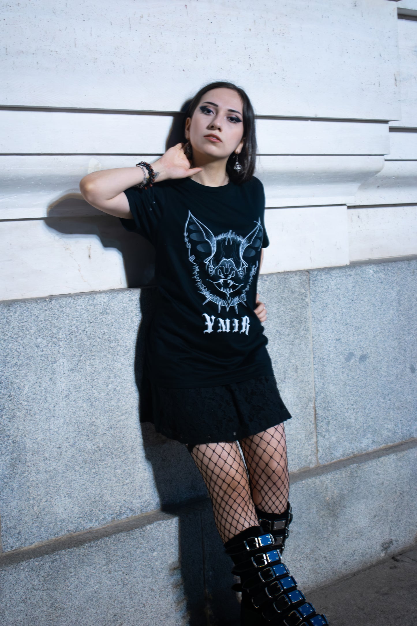 Camiseta gótica murciélago YMIR