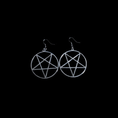 PENDIENTES PENTAGRAMA INVERTIDO