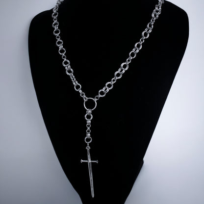 Sombre de Acero - Collar Gótico Metalico