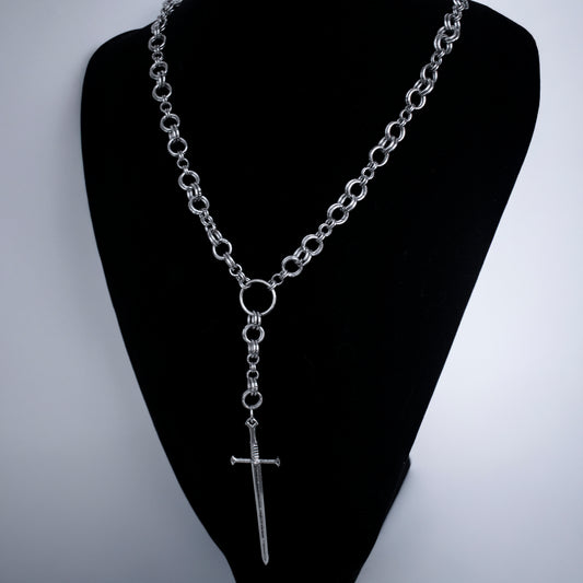 Sombre de Acero - Collar Gótico Metalico
