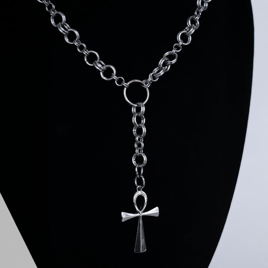 Obsidiana Ritual - Collar Gótico de Estilo Dark