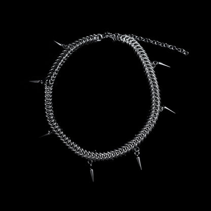 Midnight Fang - Collar Gotico con Pinchos