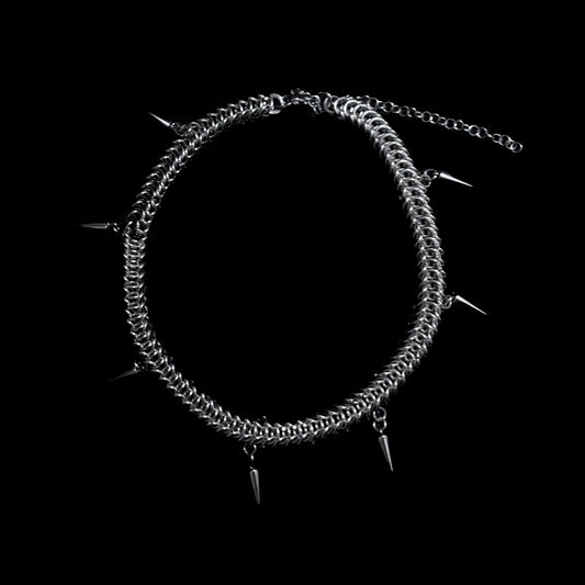 Midnight Fang - Collar Gotico con Pinchos