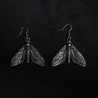 Pendientes Death Moth (Polilla de la Muerte)
