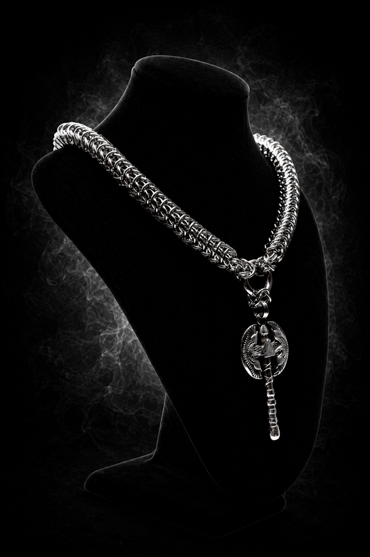 Collar Vikingo Ravensteel – Acero Inoxidable