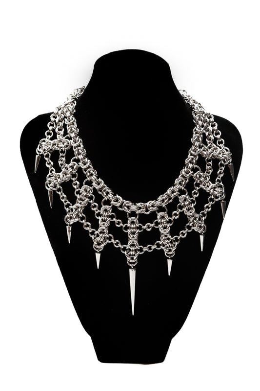 Collar Gótico Chainmail "Iron Throne"