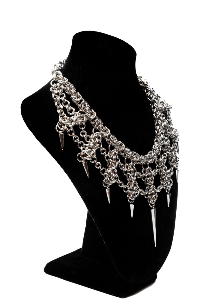 Collar Gótico Chainmail "Iron Throne"