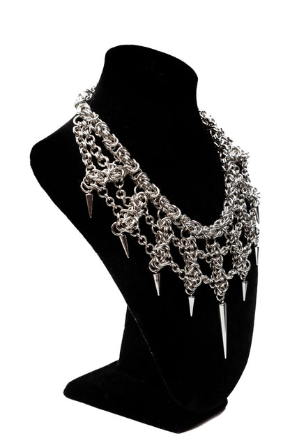 Collar Gótico Chainmail "Iron Throne"