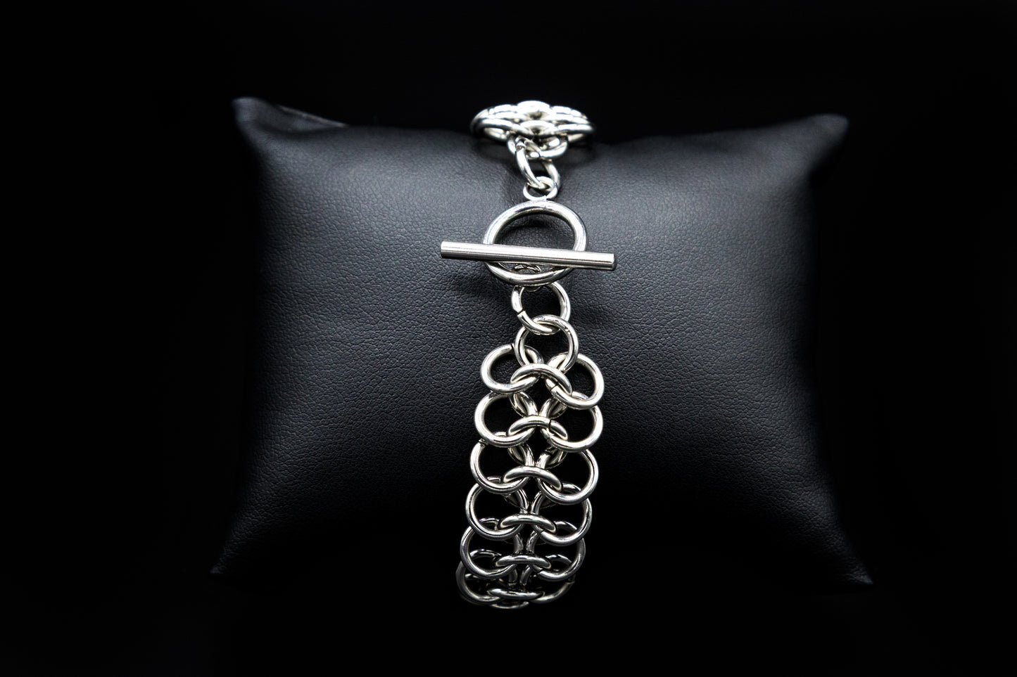 Nocturne Chain – Pulsera Gótica de Acero Inoxidable con Eslabones Gruesos