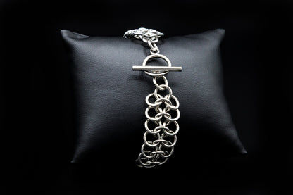 Nocturne Chain – Pulsera Gótica de Acero Inoxidable con Eslabones Gruesos